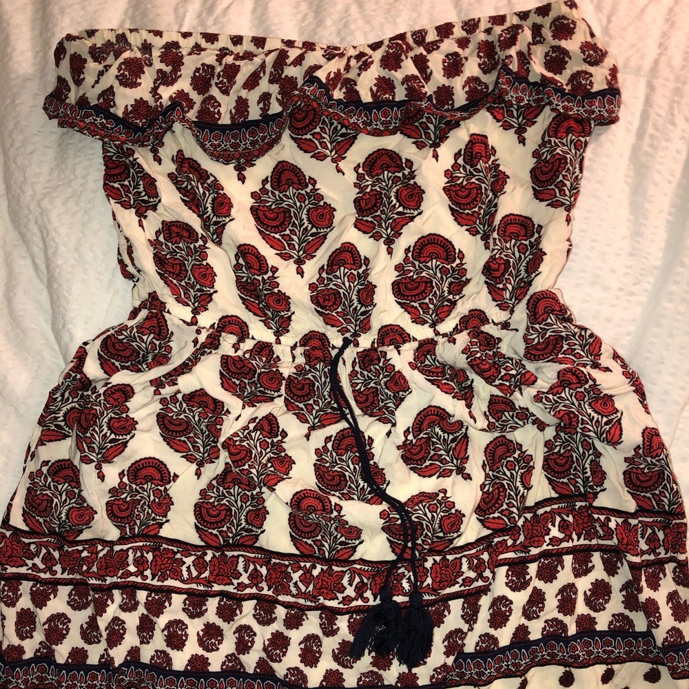 Strapless sun dress